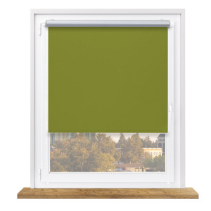 Roleta zaciemniająca termiczna z napinaczem na wymiar – zielona