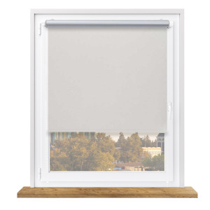 Roleta zaciemniająca termiczna z napinaczem na wymiar – biała