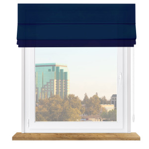 Roleta Rzymska plusz granatowa premium