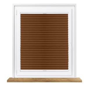 Roleta plisowana zaciemniająca na wymiar inwazyjna