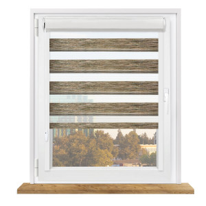 Roleta dzień i noc w kasecie z prowadnicami na wymiar – BH64