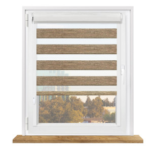 Roleta dzień i noc w kasecie z prowadnicami na wymiar – BH69