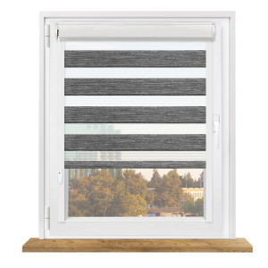 Roleta dzień i noc w kasecie z prowadnicami na wymiar – BH70