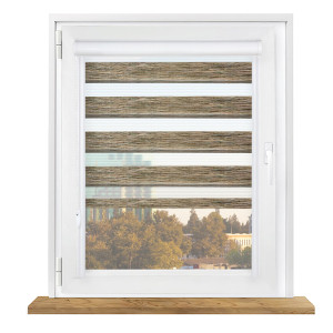 Roleta dzień i noc w kasecie aluminiowej z prowadnicami na wymiar – BH64