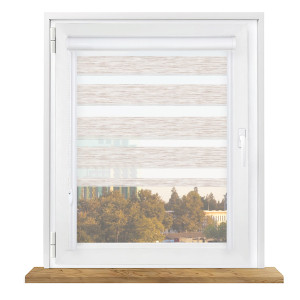 Roleta dzień i noc w kasecie aluminiowej z prowadnicami na wymiar – BH1502