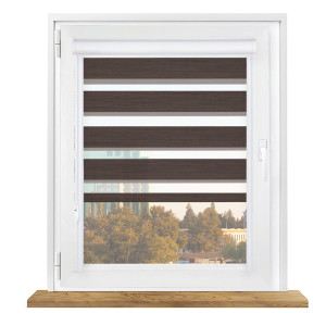 Roleta dzień i noc w kasecie aluminiowej z prowadnicami na wymiar – BH1506