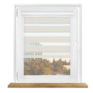 Roleta dzień i noc w kasecie aluminiowej z prowadnicami na wymiar – BH62