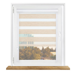 Roleta dzień i noc w kasecie aluminiowej z prowadnicami na wymiar – BH63