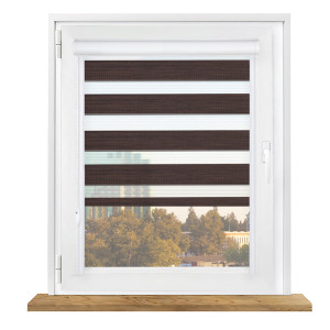 Roleta dzień i noc w kasecie aluminiowej z prowadnicami na wymiar – BH66