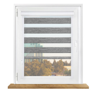 Roleta dzień i noc w kasecie aluminiowej z prowadnicami na wymiar – BH67