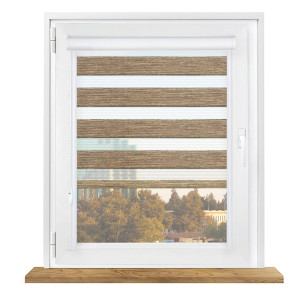 Roleta dzień i noc w kasecie aluminiowej z prowadnicami na wymiar – BH69