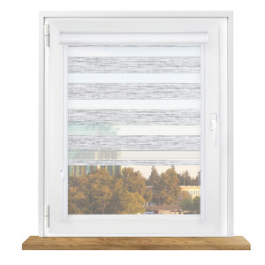 Roleta dzień i noc w kasecie aluminiowej z prowadnicami na wymiar – BH67