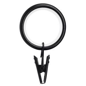 Kółko z żabką ciche fi 19 – Czarne (10 szt.)