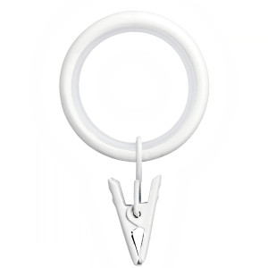 Kółko z żabką ciche fi 19 – białe (10 szt.)