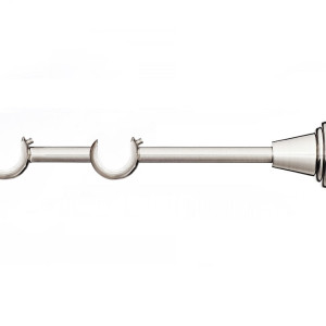 Wspornik fi 19+19 do karnisza podwójnego – Stal