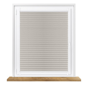 Roleta plisowana termoizolacyjna na wymiar bezinwazyjna- szary 2