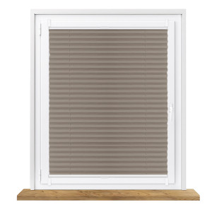 Roleta plisowana termoizolacyjna na wymiar bezinwazyjna- szary 4