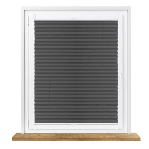 Roleta plisowana termoizolacyjna na wymiar bezinwazyjna- szary 5