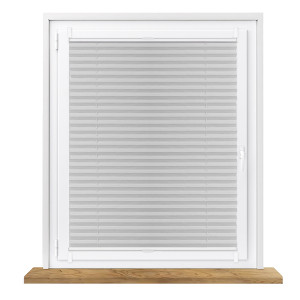 Roleta plisowana termoizolacyjna na wymiar bezinwazyjna- szary 1