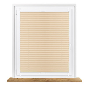 Roleta plisowana termoizolacyjna na wymiar bezinwazyjna- brzoskwinia