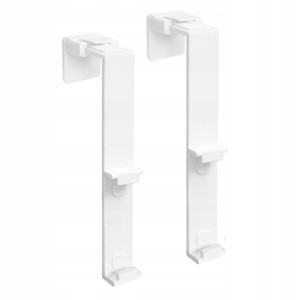 Haczyki przedłużane do rolet na okno z wywietrznikiem – białe