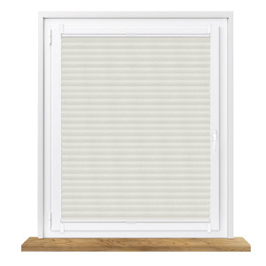 Roleta plisowana zaciemniająca ecru na wymiar Honeycomb (Plaster miodu)