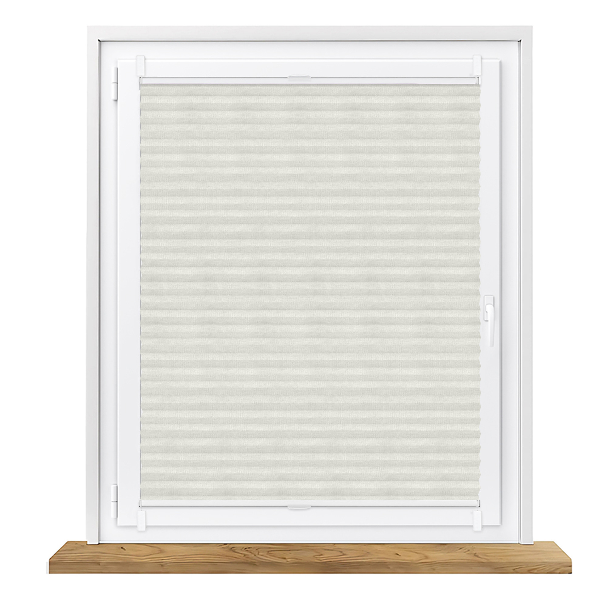 Roleta plisowana zaciemniająca ecru na wymiar Honeycomb (Plaster miodu)