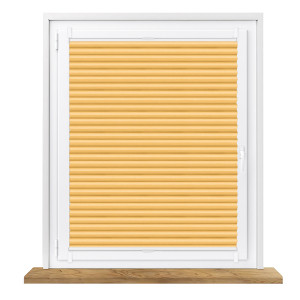 Roleta plisowana zaciemniająca pomarańczowa na wymiar Honeycomb (Plaster miodu)