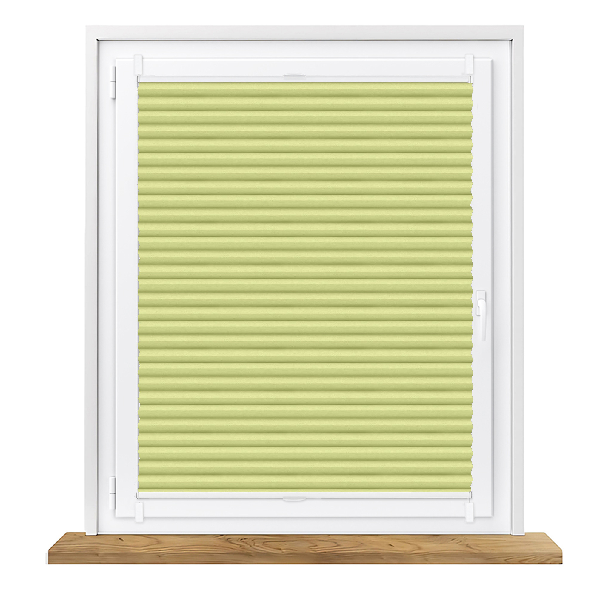 Roleta plisowana zaciemniająca zielona na wymiar Honeycomb (Plaster miodu)