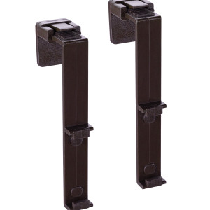 Haczyki przedłużane do rolet na okno z wywietrznikiem – brązowe