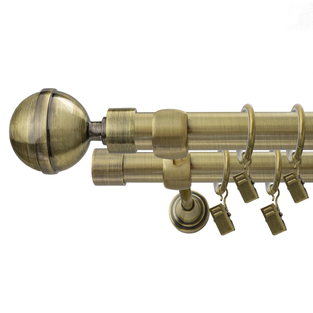 kula lux25mm_podwójny_złoto