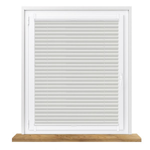 Plisa Zaciemniająca 100% Na Wymiar Bezinwazyjna – Jasny Szary