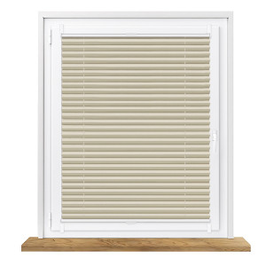 Plisa Zaciemniająca 100% Na Wymiar Bezinwazyjna – Kremowy