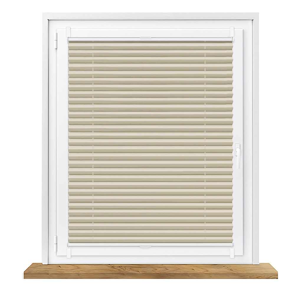 Plisa Zaciemniająca 100% Na Wymiar Bezinwazyjna – Kremowy