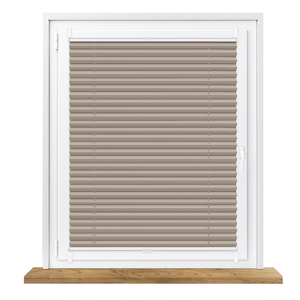 Plisa Zaciemniająca 100% Na Wymiar Bezinwazyjna – Jasny Beż