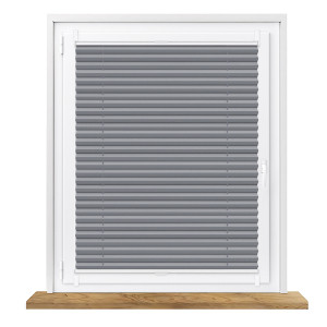 Plisa Zaciemniająca 100% Na Wymiar Bezinwazyjna – Popiel