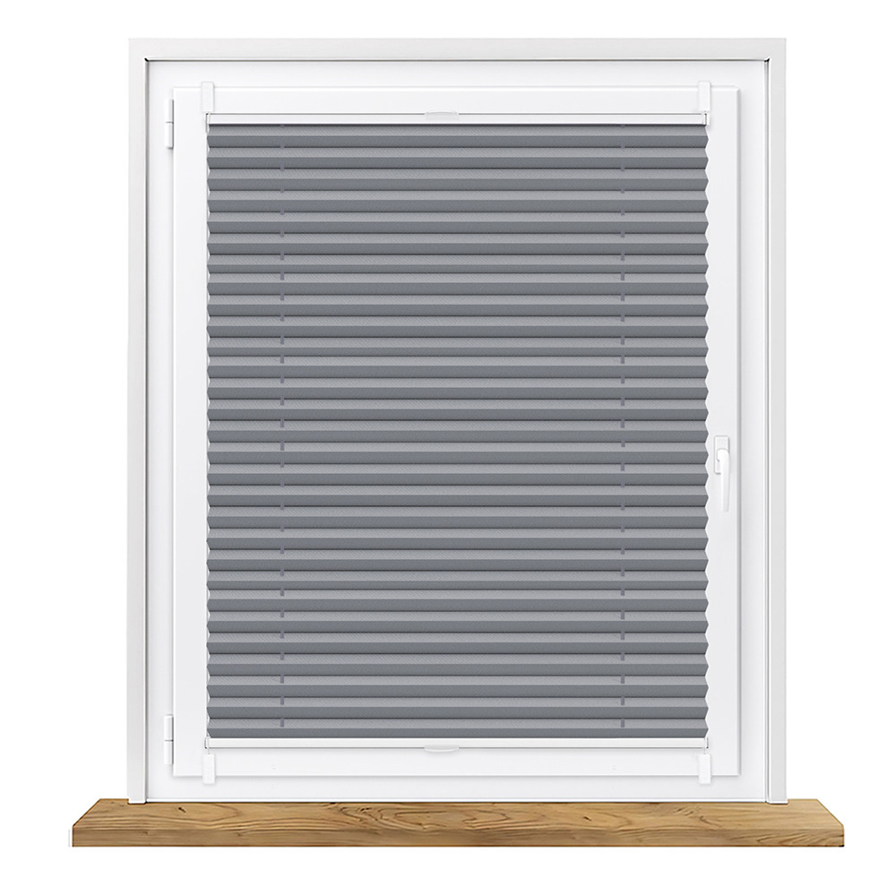 Plisa Zaciemniająca 100% Na Wymiar Bezinwazyjna – Popiel