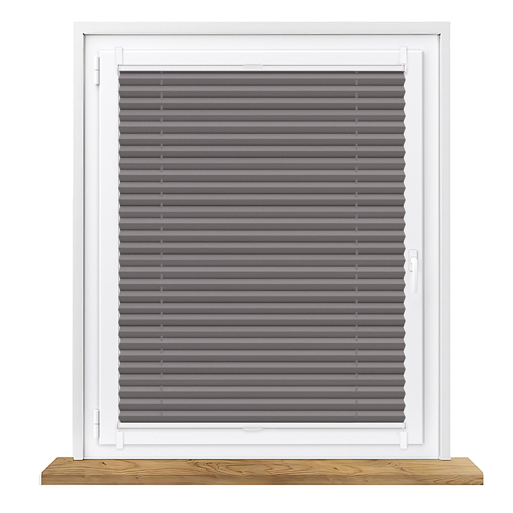 Plisa Zaciemniająca 100% Na Wymiar Bezinwazyjna – Szara