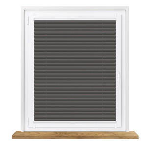 Plisa Zaciemniająca 100% Na Wymiar Bezinwazyjna – Ciemny Szary