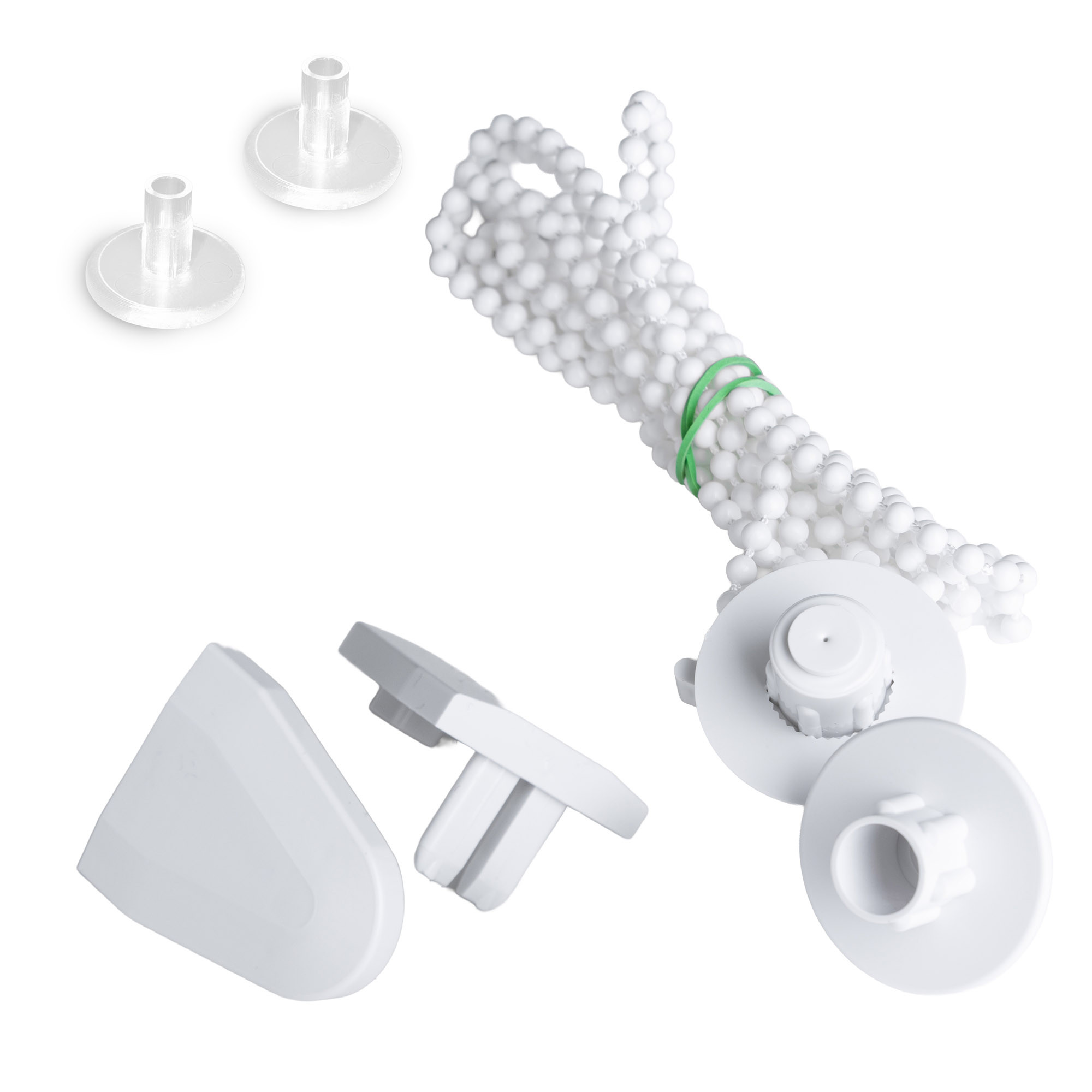 Zestaw montażowy do rolety dzień noc z napinaczem – biały