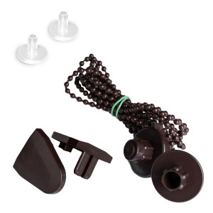 Zestaw montażowy do rolety dzień noc z napinaczem – brązowy