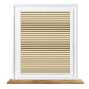 Roleta plisowana Honeycomb plaster miodu 100% zaciemniająca na wymiar – Kość słoniowa