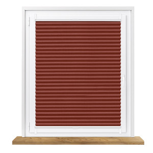 Roleta plisowana Honeycomb plaster miodu 100% zaciemniająca na wymiar – Wino