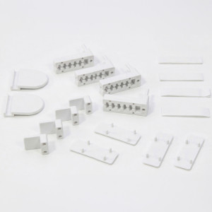 Zestaw montażowy do plisy bezinwazyjnej – biały