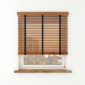 Żaluzja drewniana pozioma 50 mm na wymiar – Curry
