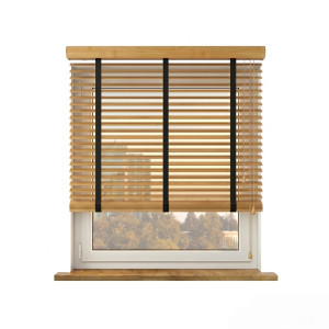 Żaluzja drewniana pozioma 50 mm na wymiar – Graham